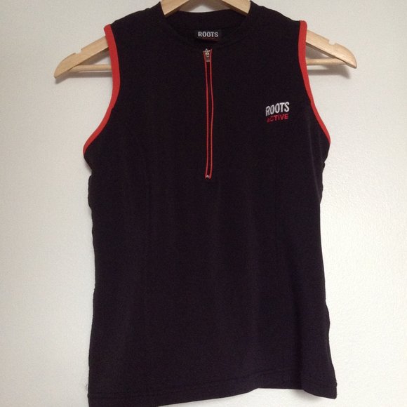 Roots Active Sleeveless Workout Top, Sz. M - Picture 1 of 10